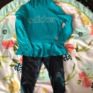 Toddler girl adidas dri fit outfit